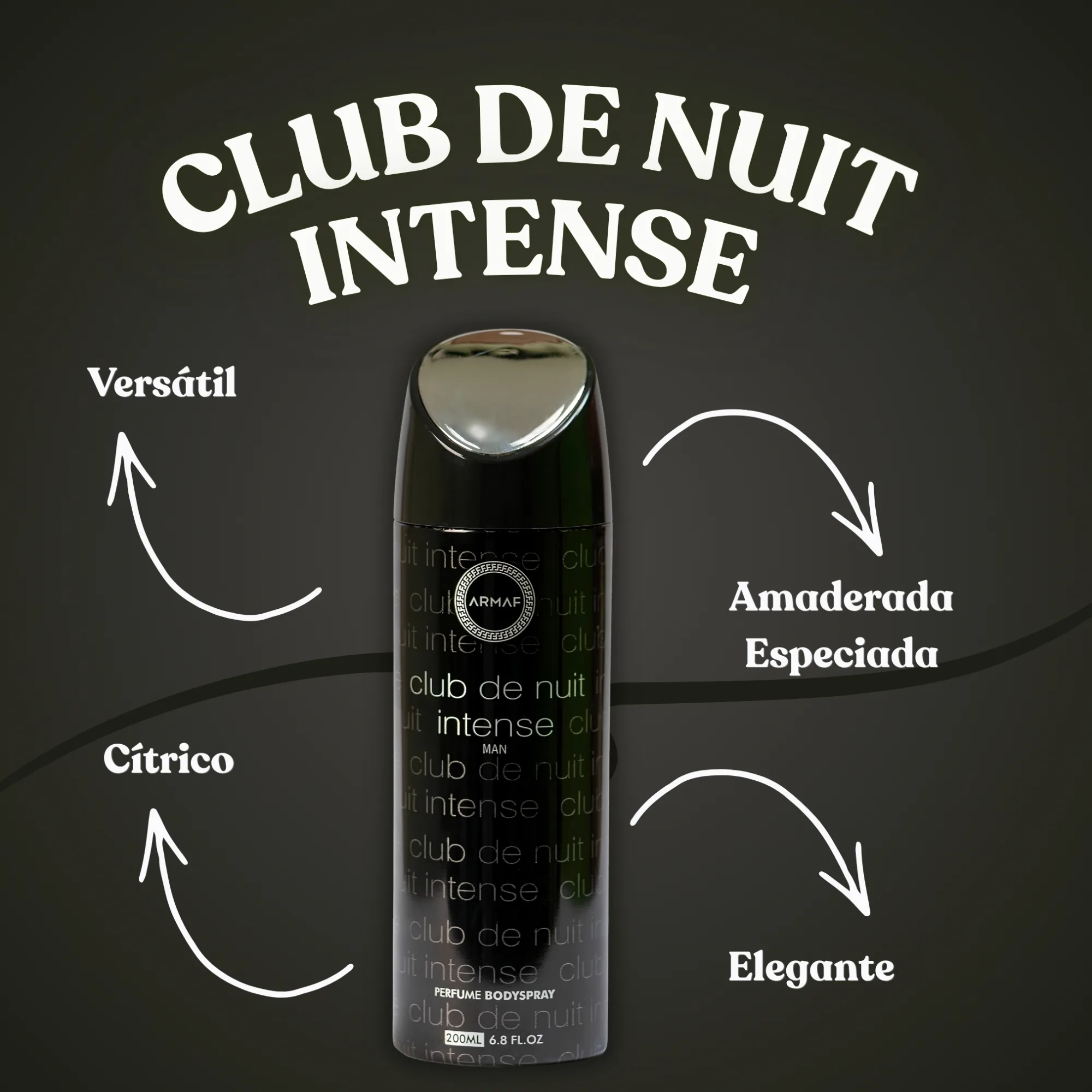 BODY SPRAY Club de nuit intense de caballero - Imagen 3