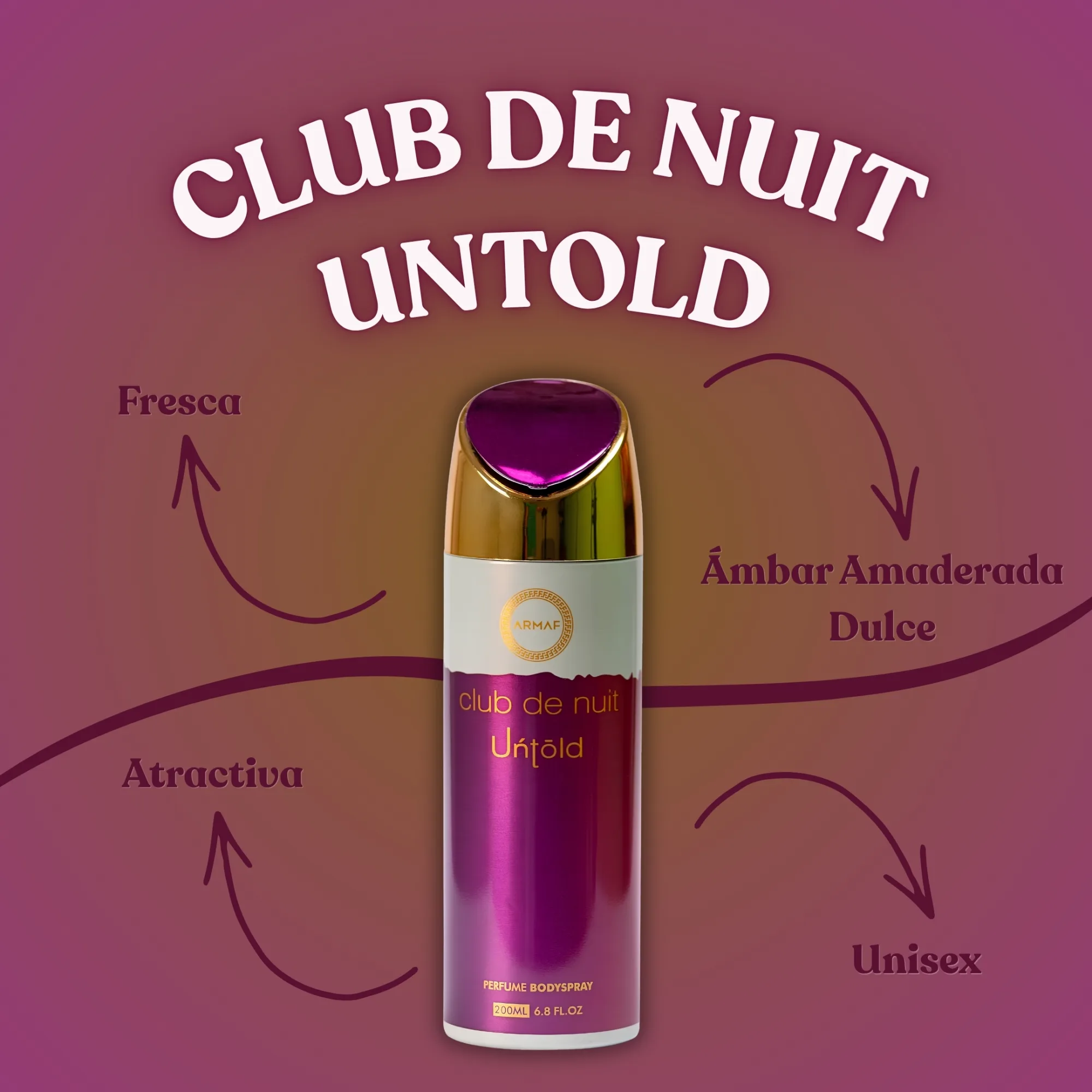 BODY SPRAY Club de Nuit untold, unisex - Imagen 3
